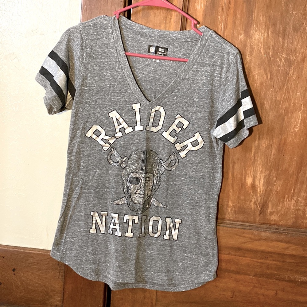 NFL Team Apparel for team “Raiders”.